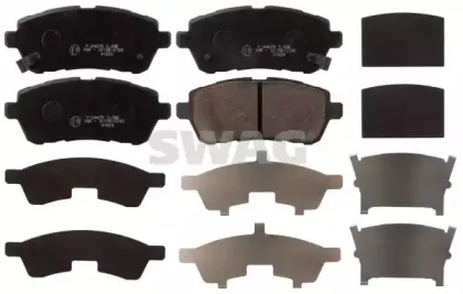 Комплект тормозных колодок, дисковый тормоз SWAG купить